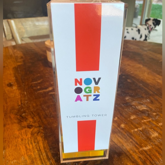 Novogratz Tumbling Tower acrylic “Jenga” like stacking game - Picture 2 of 4